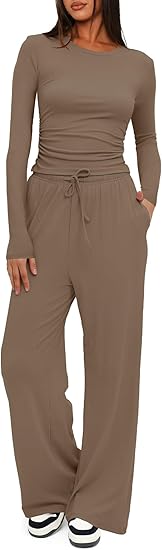 Darong Women's 2 Piece Sets Fall Outfits Long...