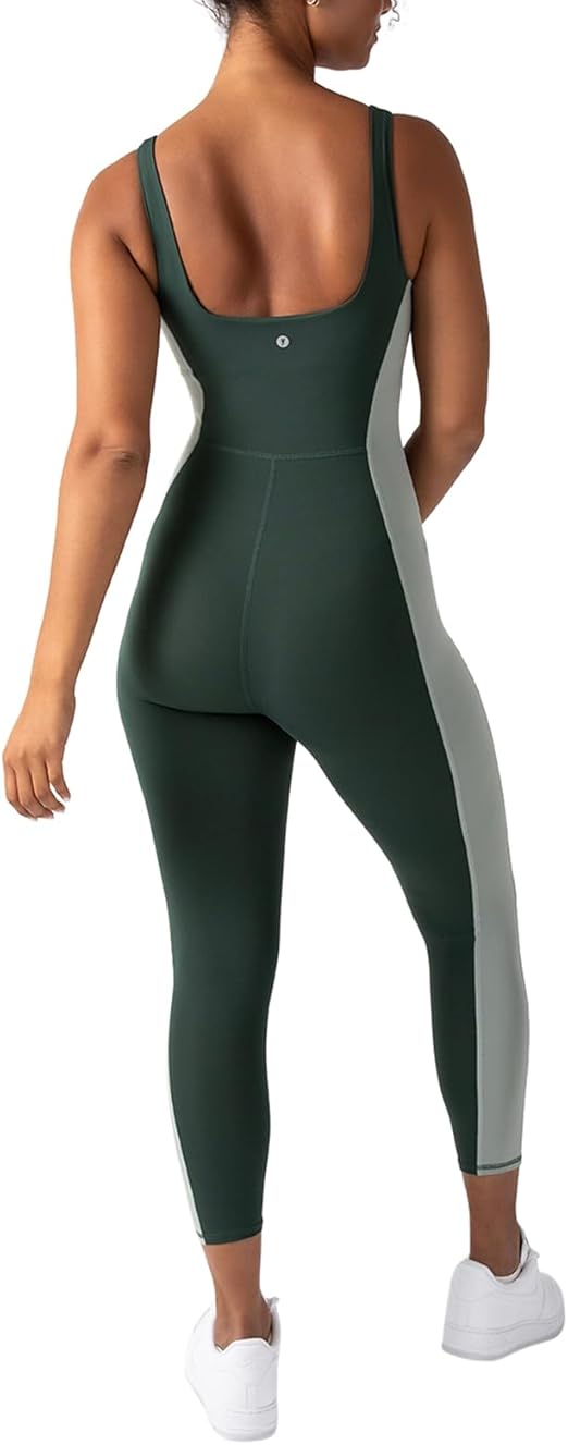 YITTY Active Women's UltraLuxe Built-In Bra Onesie, Athleisure,...