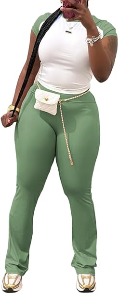 Nimsruc 2 Piece Outfits for Women Casual Sweat...