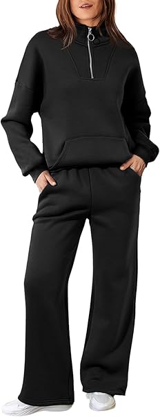 Aleumdr Womens 2 Piece Outfits Matching Sweat Sets...