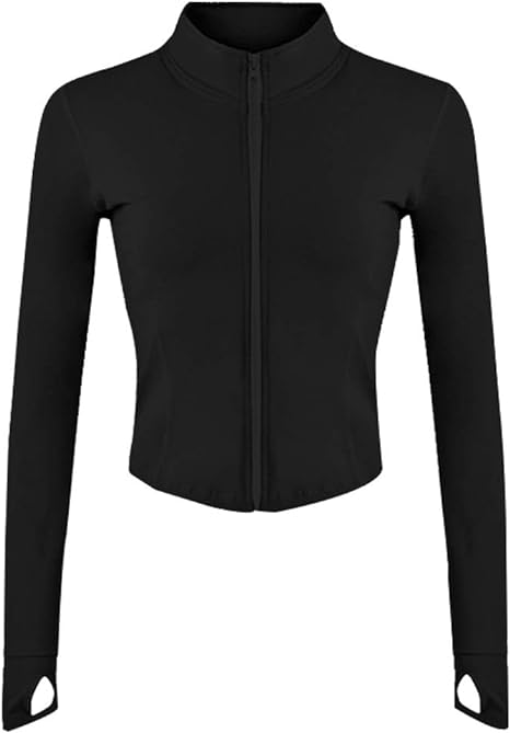 Gihuo Women's Athletic Full Zip Lightweight Workout Jacket...