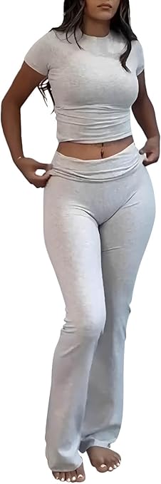ZFLM Casual Workout Two Piece Outfits for Women...