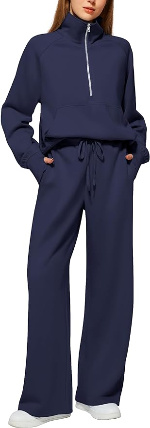 Women's 2 Piece Outfits Lounge Set 2025 Oversized...