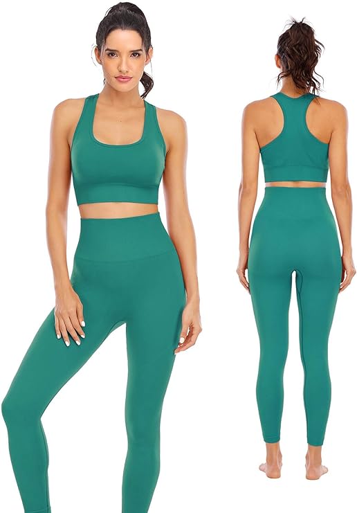 Workout Sets for Women 2 Piece High Waisted...
