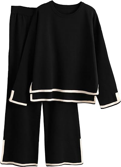 Tanming Women's 2 Piece Outfits Long Sleeve Knit...