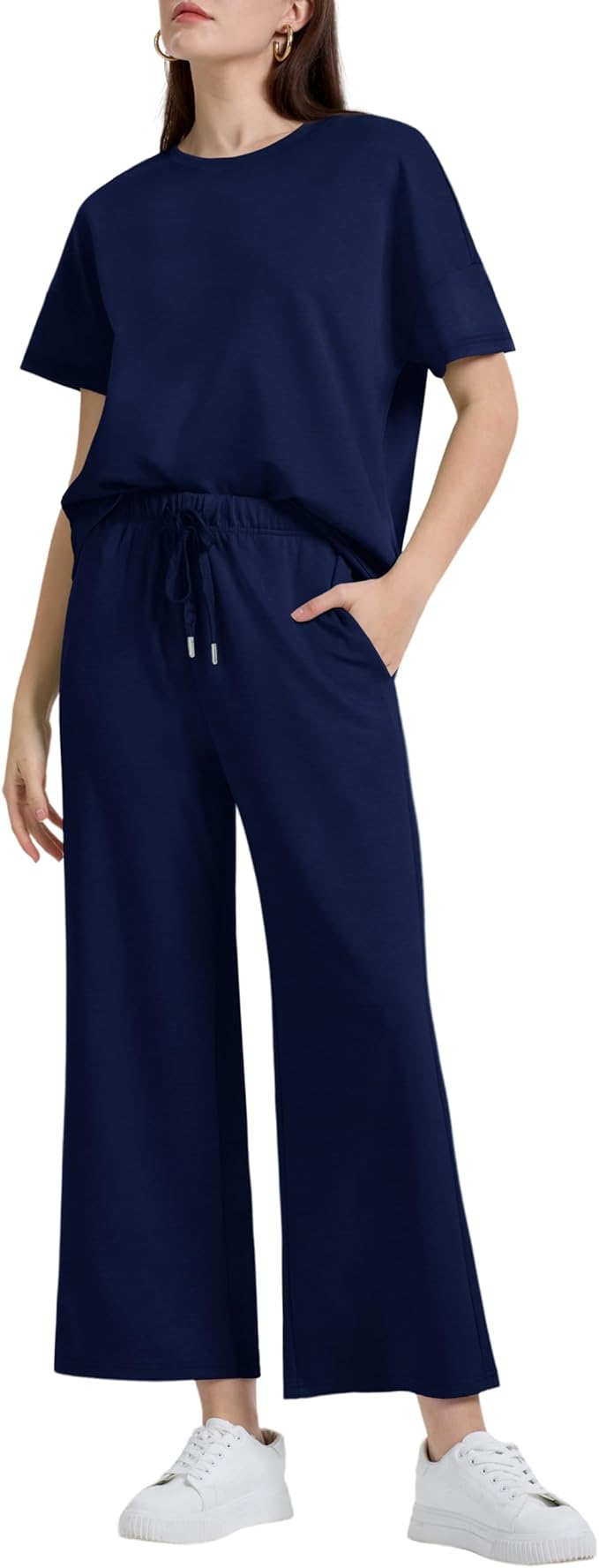 XIEERDUO Women's 2 Piece Outfits For Women Loose...