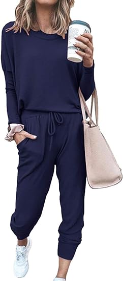 PRETTYGARDEN Women's Spring Fall 2 Piece Lounge Outfit...