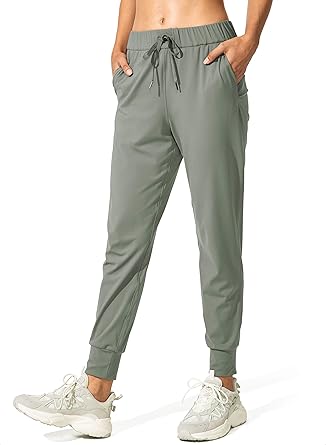 SANTINY Women's Joggers Pants Pockets Drawstring Running Sweatpants...
