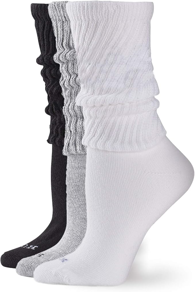 HUE Women's Slouch Sock 3 Pair Pack...