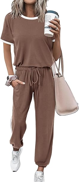 MASCOMODA Womens 2 Piece Outfits 2025 Summer Tracksuit...