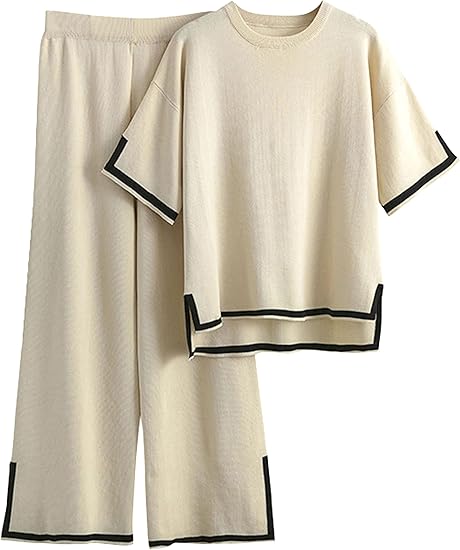 Tanming Sweater Sets Women 2 Piece Lounge Sets...