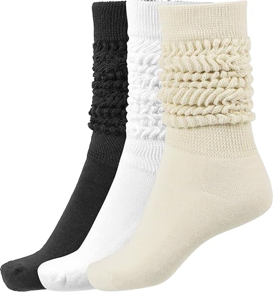 BomKinta Slouch Socks Women Thigh High Boot Socks...